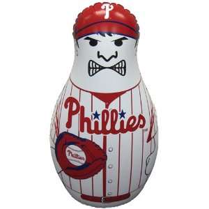 MLB Philadelphia Phillies 40 Inflatable Baseball Buddy Punching Bag
