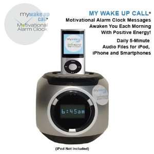  iPod Dock Alarm Clock with FREE Bonus My Wisdom Wake UP 
