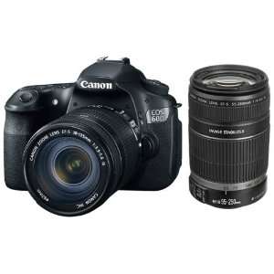  Canon EOS 60D Digital SLR 18 135mm + Canon 55 250mm Kit 