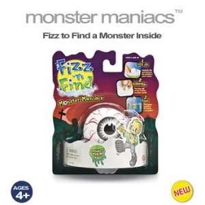 Monster Maniacs   Fizz n Find   Eyeball with Random Toy 