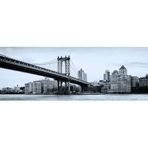  Brooklyn Bridge, Panoramic Print, Canvas