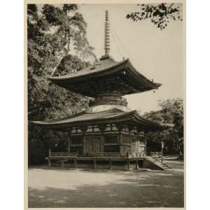  1930 Japanese Pagoda Tahoto Style Ishiyamadera Japan 