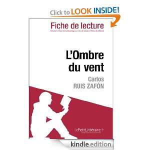 Ombre du vent de Carlos Ruis Zafón (Fiche de lecture) (French 