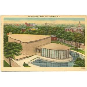  1940s Vintage Postcard Kleinhans Music Hall Buffalo New 
