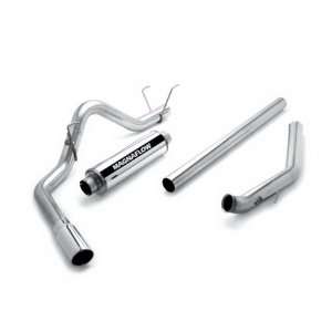   15968 Stainless Steel 4 Single Turbo Back Exhaust System Automotive