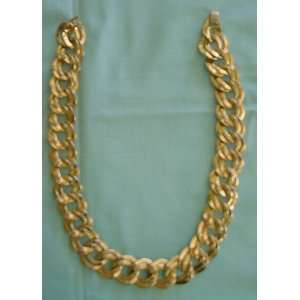  Goldtone Metal Necklace Jewelry