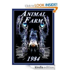 ANIMAL FARM AND 1984 MASTERPIECE OF GEORGE ORWELL   WITH ACTIVE TABLE 