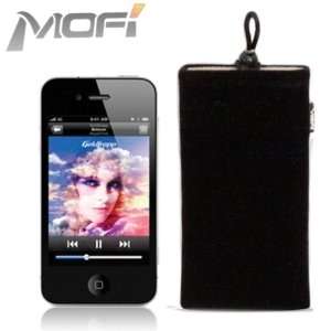    Genuine MOFI Fashion Pouch for iPhone 4   BLACK Electronics