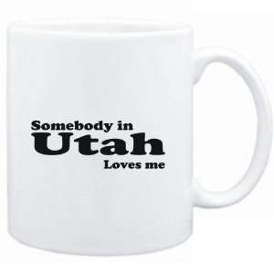  Mug White  Ã§SOMEBODY IN Utah LOVES ME  Usa States 
