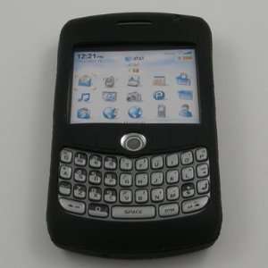  Black Silicone Skin Case for RIM BlackBerry Curve 8300 