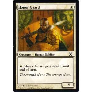 Honor Guard Playset of 4 (Magic the Gathering  10th Edition #23 