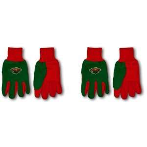   McArthur Minnesota Wild 2 Pair Sport Utility Gloves