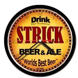  STRICK beer and ale cerveza wall clock 