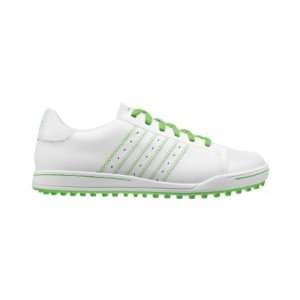  Adidas Street Golf Shoes White/FP Lime Medium 8.5 Sports 
