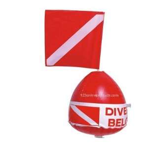  Inflatable Dive Float with Flag Scuba Maxs Sports 