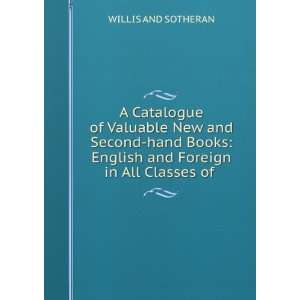  A Catalogue of Valuable New and Second hand Books English 