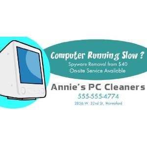   3x6 Vinyl Banner   Onsite Computer Service Available 