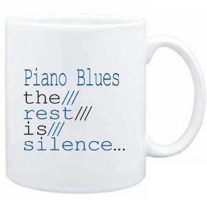  Mug White  Piano Blues the rest is silence  Music 