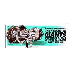   BE GIANTS   Limited Edition Concert Poster   by PowerHouse Factories