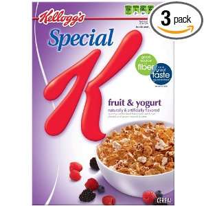 Special K Cereal, Fruit & Yogurt, 12.8 Ounce Boxes (Pack of 3)