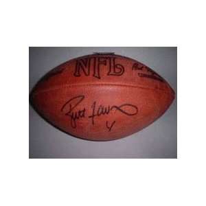  Brett Favre Autographed Authentic Wilson 1980s   2005 NFL 