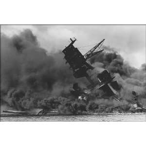  USS Arizona BB 39 after Japanese Attack on Pearl Harbor 