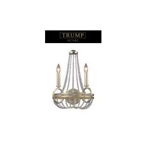 Trump Home 31011 2 New York 2 Light Wall Sconce in Renaissance Silver 