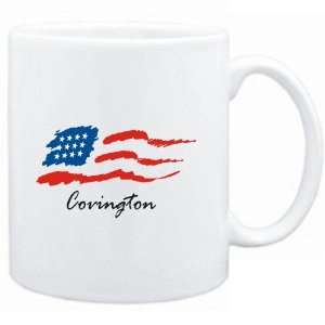  Mug White  Covington   US Flag  Usa Cities Sports 