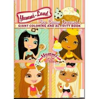  Yummi Land Giant Coloring and Activity Book ~ Ice Cream 