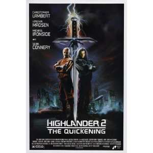  Highlander 2 The Quickening (1991) 27 x 40 Movie Poster 