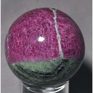  Ruby in Zoisite Natural Crystal Sphere   India