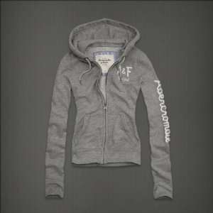  Abercrombie & Fitch Womens Hoodies Heather Grey 