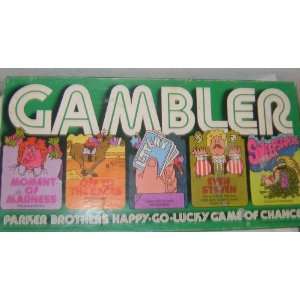  Gambler Boardgame Copyright 1977 Toys & Games