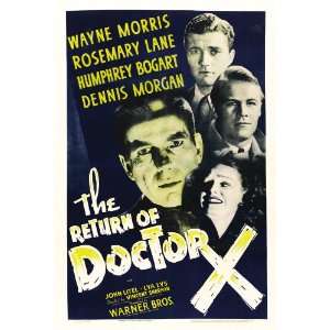  The Return of Doctor X (1939) 27 x 40 Movie Poster Style A 