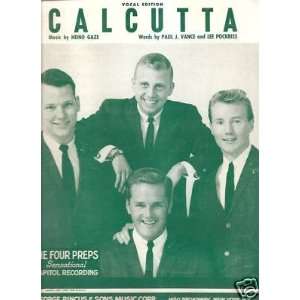  Sheet Music Calcutta The Four Preps 24 