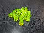 NEW* 1X1 LEGO CONE   TRANSLUCENT NEON GREEN   15 PACK