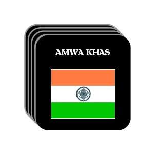  India   AMWA KHAS Set of 4 Mini Mousepad Coasters 