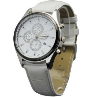 New Stainless Steel Case Date Show Sports Casual Mens Boys Wrist Watch 