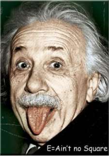 Albert Einstein Tongue Out Color Magnet 29403M  