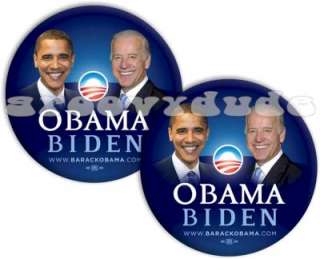 President Barack Obama Joe Biden 2008 Campaign Pins Buttons Pinback 