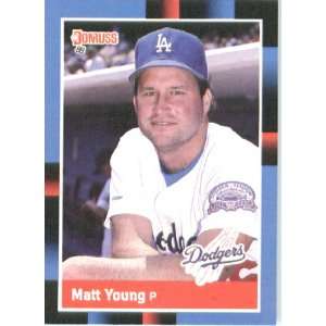  1988 Donruss # 423 Matt Young Los Angeles Dodgers Baseball 