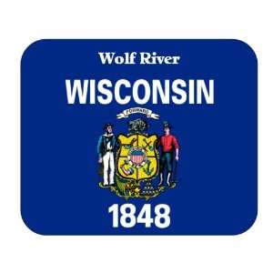  US State Flag   Wolf River, Wisconsin (WI) Mouse Pad 