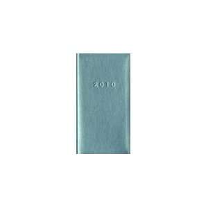  GALLERY LEATHER 2010 TEAL Weekly Pocket Planner MADE IN 