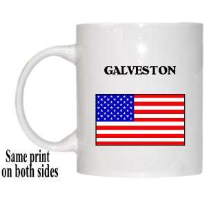  US Flag   Galveston, Texas (TX) Mug 