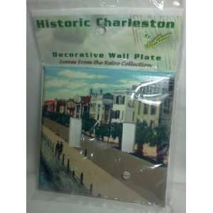 CHARLESTON BATTERY W/ CANNON DOUBLE SWITCH WALL PLATE (2 SWITCH)