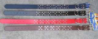 Lot of 12 spiked dog collars for MEDIUM/LARGE size dogs  
