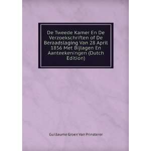   Aanteekeningen (Dutch Edition) Guillaume Groen Van Prinsterer Books