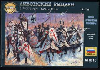 Zvezda 8016 Livonian Knights 1/72  