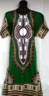 African Hippie Dashiki Dress Kaftan Fit to L XL1X 2X 3X  