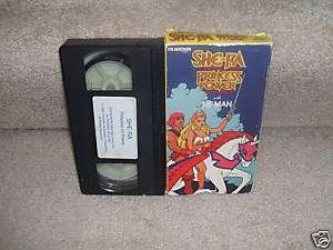 SHE RA PRINCESS OF POWER WITH HE MAN VHS TAPE 80S RARE  